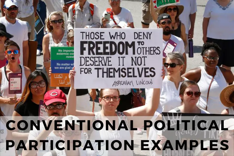 Conventional Political Participation Examples