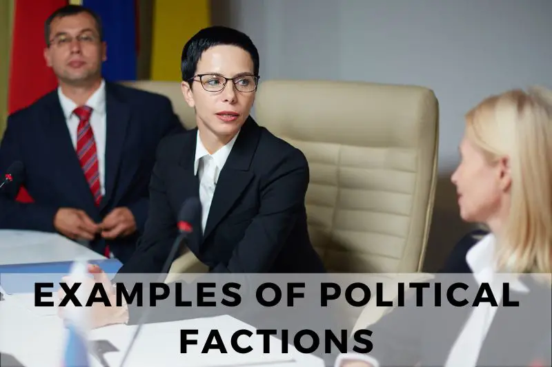 Examples of Political Factions