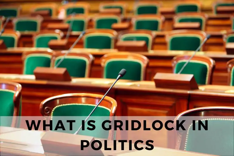 What is gridlock in politics and how can it be resolved inside