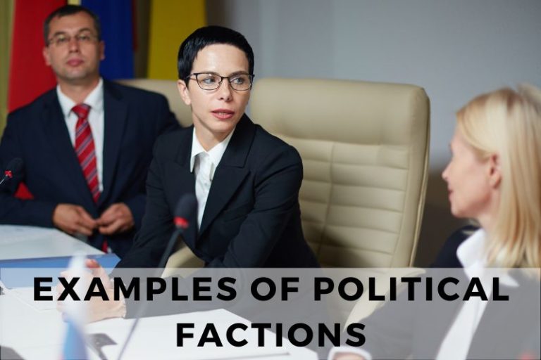 Examples of Political Factions in American Politics