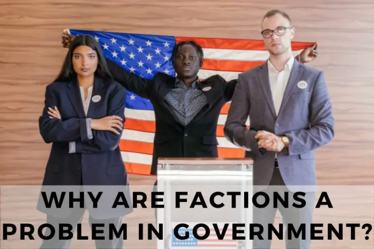 Why Political Factions in the Government Can be a Problem